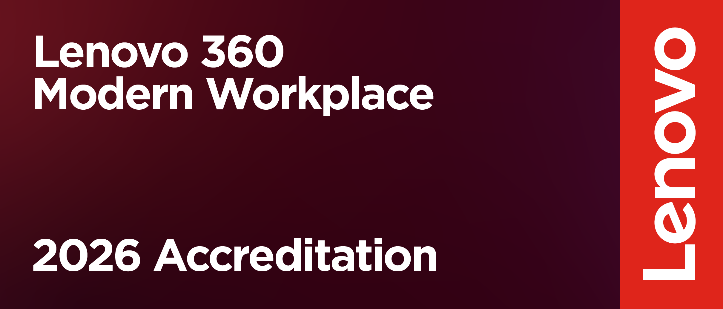 Lenovo 360 Modern Workplace 2026 Accreditation